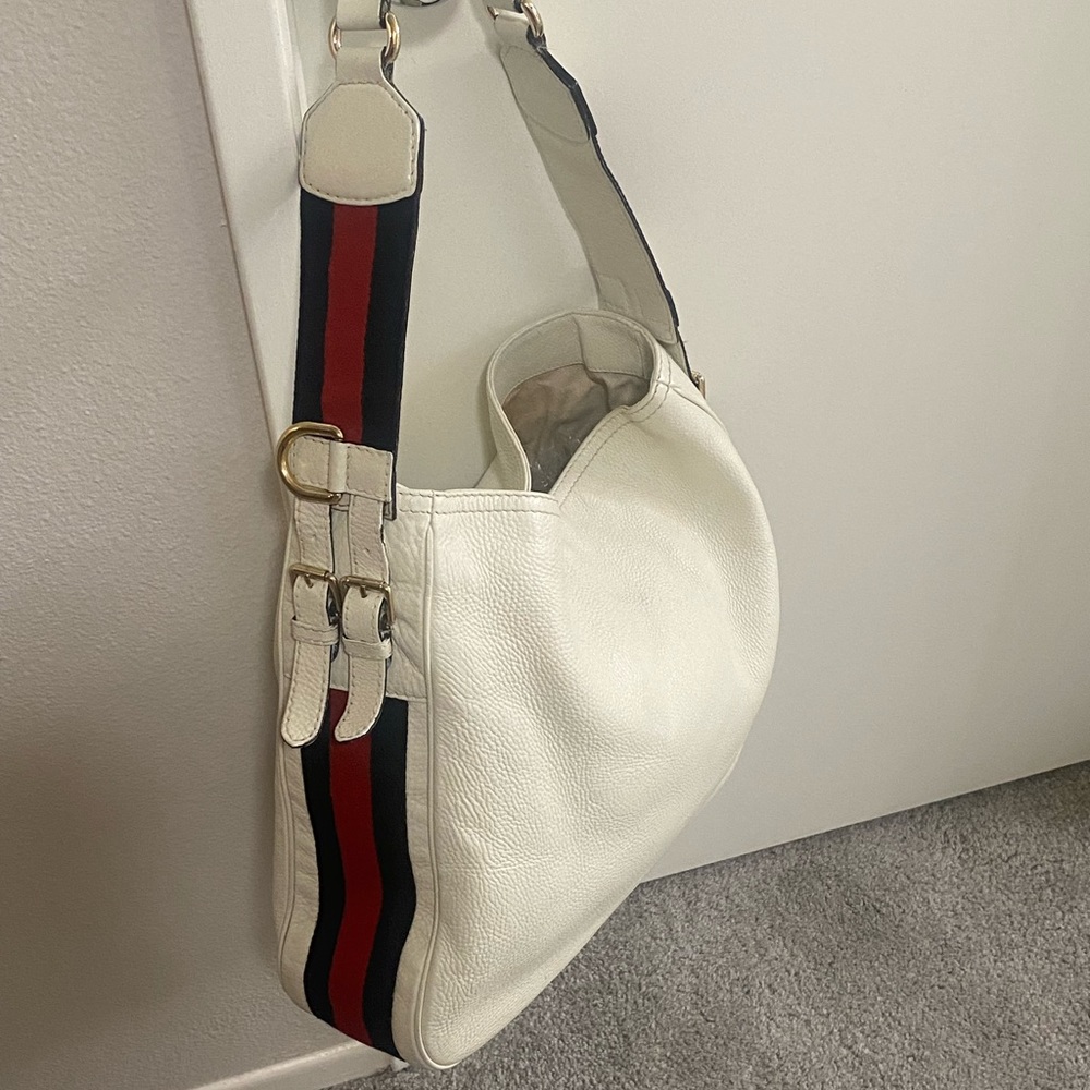 Vintage Gucci Webb bag large toe